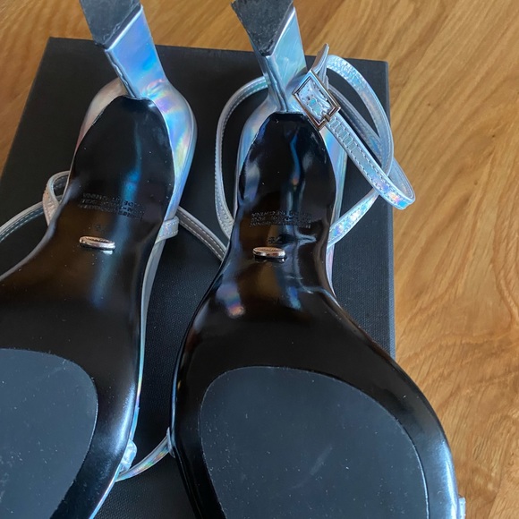Nearly-new Tony Bianco Silver ‘Banji’ Heels, Size 7.5 - Picture 11 of 11